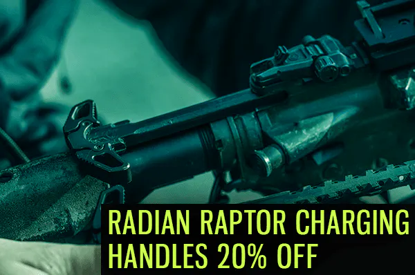 BLACK FRIDAY: Charging Handles + Battle Belts 15-20% OFF