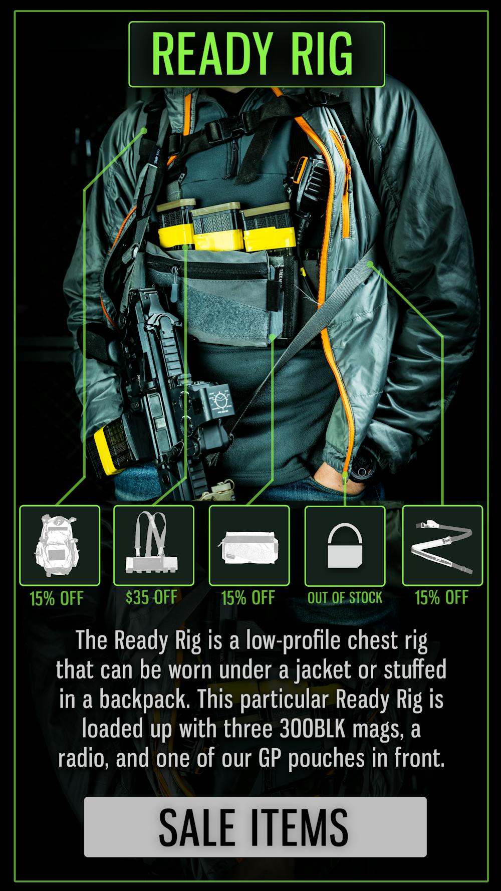 Ready To Rig Example Black Friday: Ready Rigs $35 OFF | T.REX ARMS