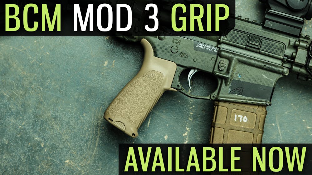 BCM Mod 3 Grip Available Now