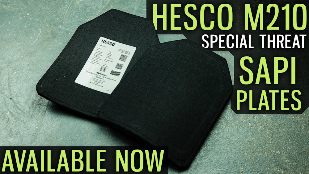 HESCO M210 Special Threat SAPI Plates Available Now