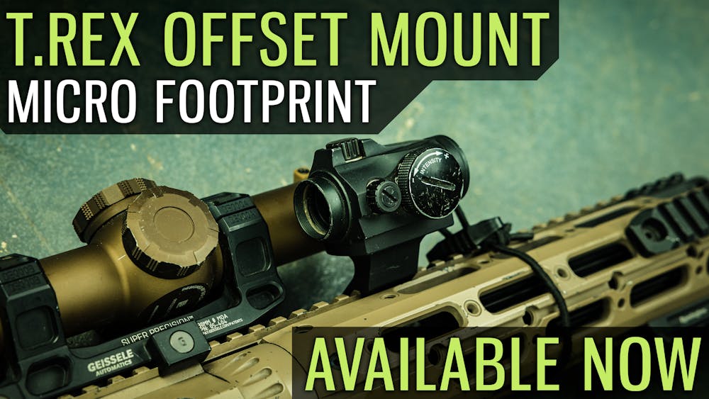 T.REX Offset Mount Aimpiont Micro Footprint Available Now