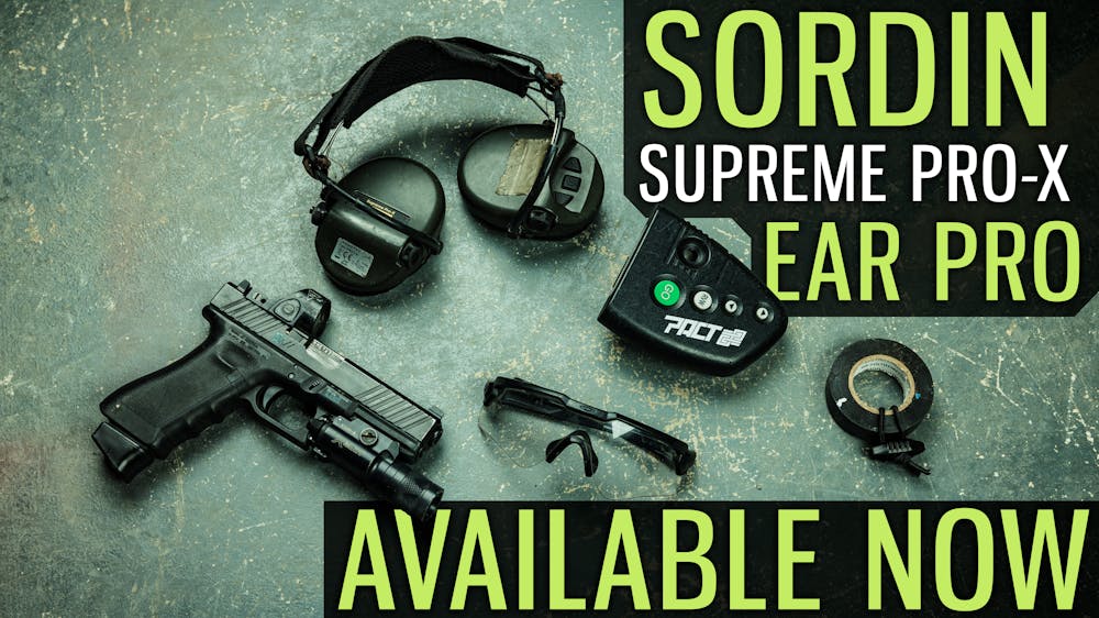 Sordin Supreme Pro-X Ear Pro Available Now