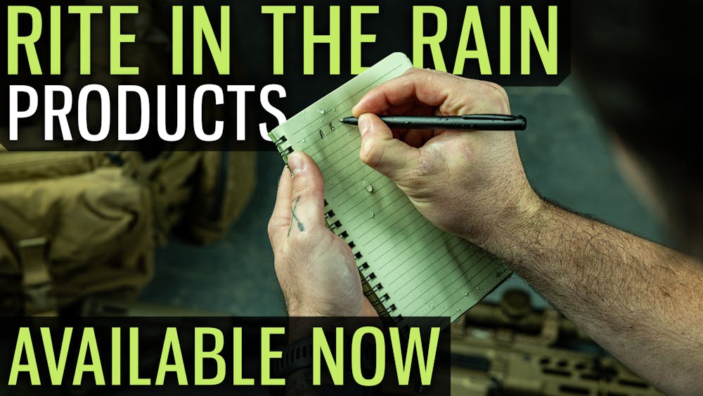 NEW: Rite in the Rain Notebooks and SIG ROMEO Optics