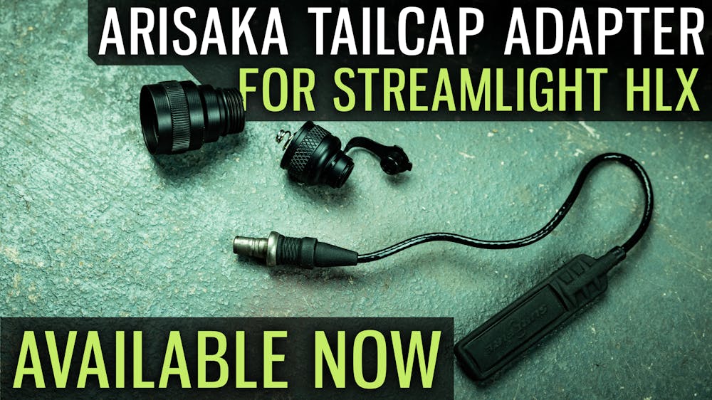 Arisaka Tailcap Adapter for Streamlight HLX Available Now