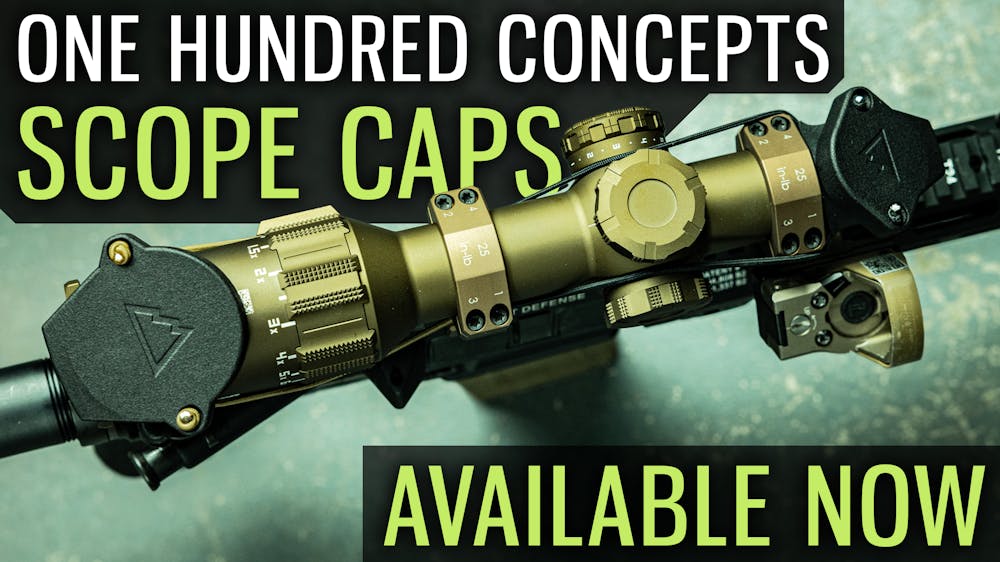 One Hundred Concepts Scope Caps Available Now