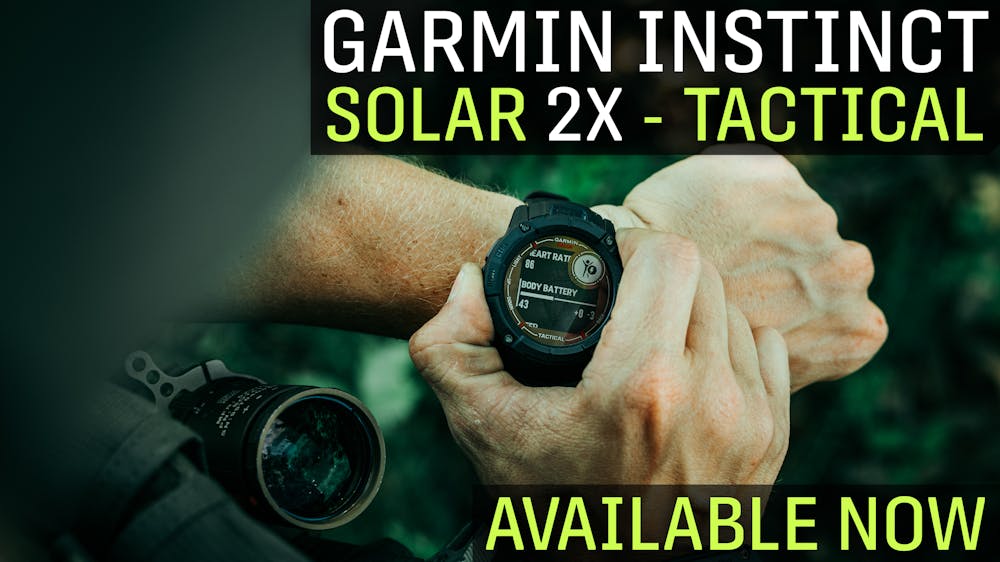 Garmin Instinct Solar 2X Tactical Available Now