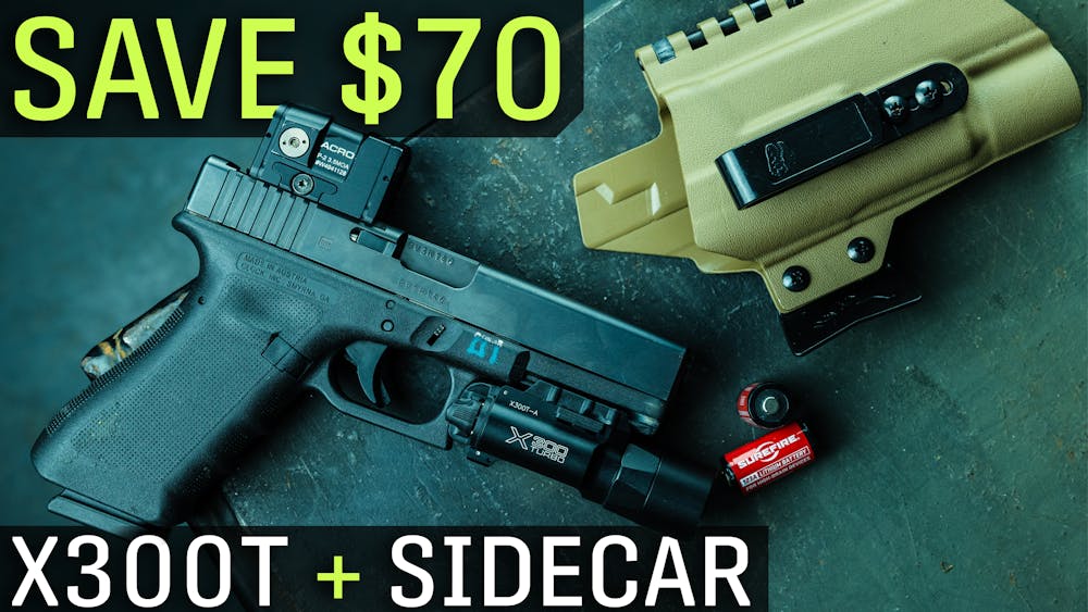 Save 70 Dollars SureFire X300T and Sidecar Promo
