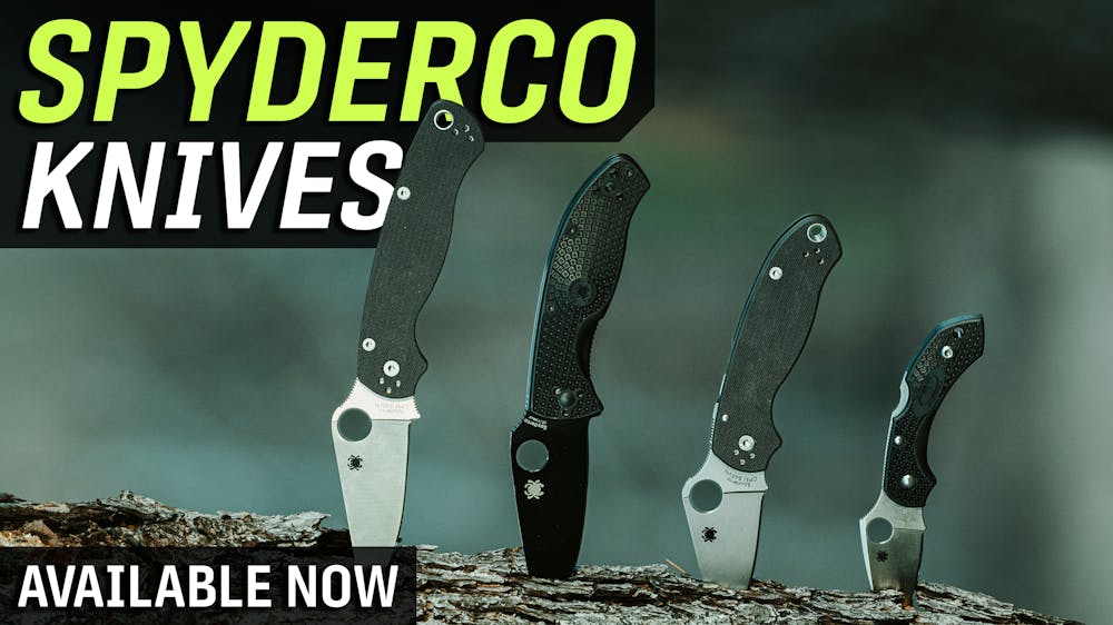 NEW: Spyderco Knives + Trijicon RMRcc