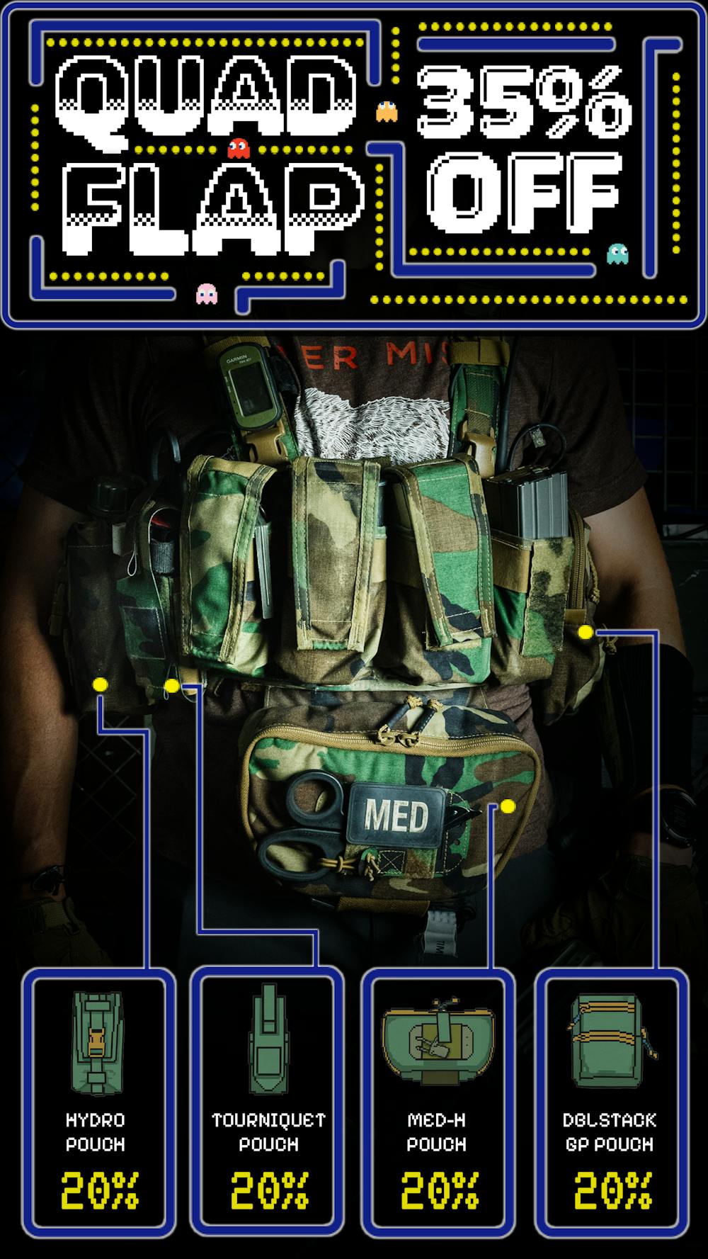 BLACK FRIDAY: TRAAPs + Quad Flaps 35% Off