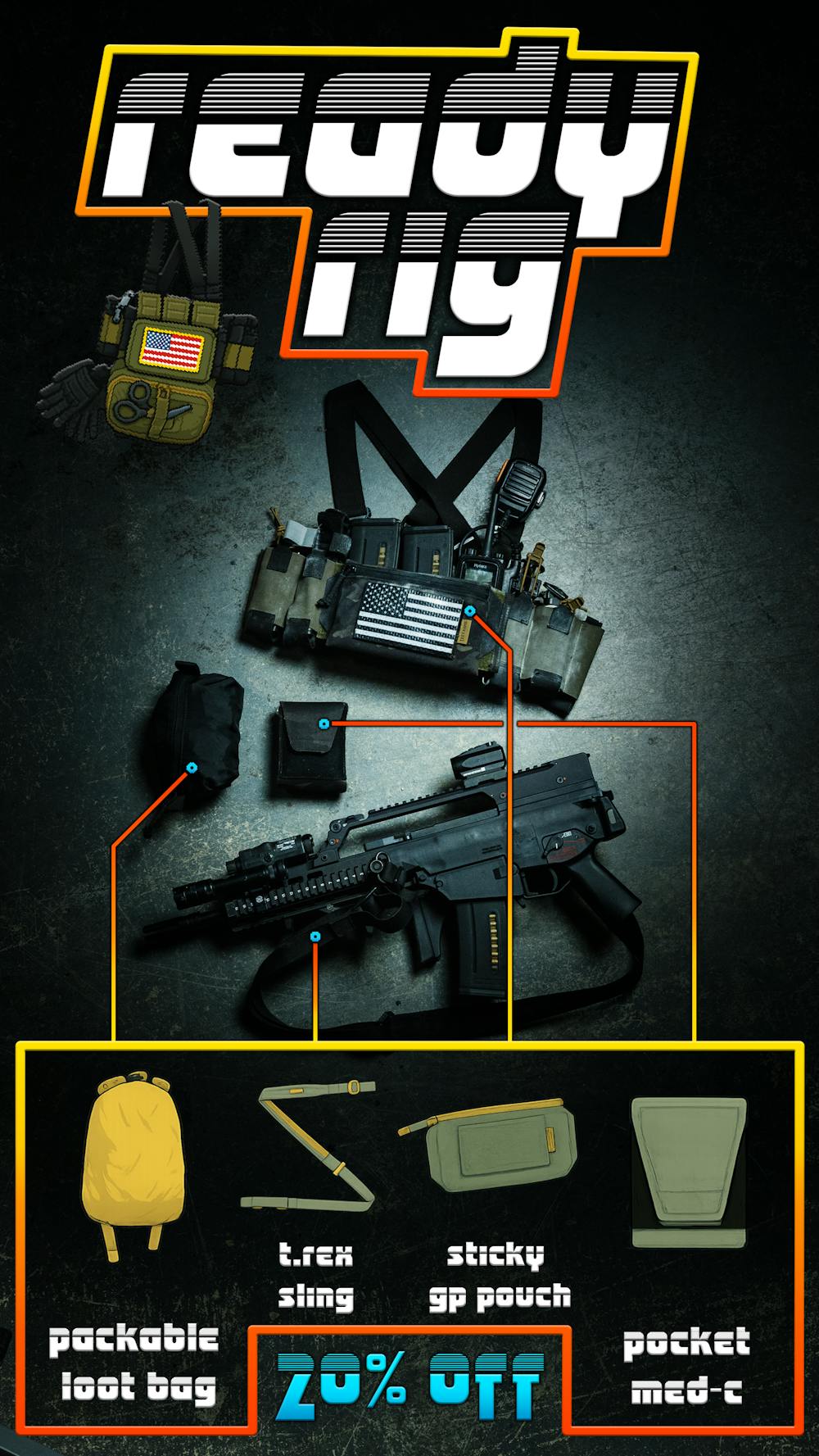 BLACK FRIDAY: Ready Rigs + T.REX Rifle Parts 20% OFF