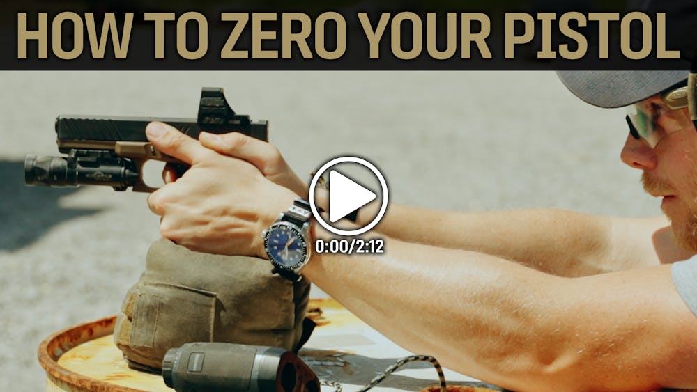 How to zero your pistol