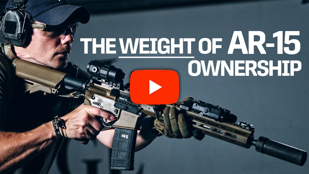 the weight of AR15 ownership