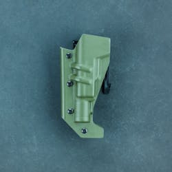 T.REX RagnarokSD outside-the-waistband handgun holster for suppressed pistol carry with SureFire X300U weapon light