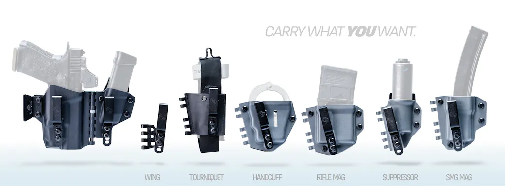 T.REX Sidecar Holster with all the attachments