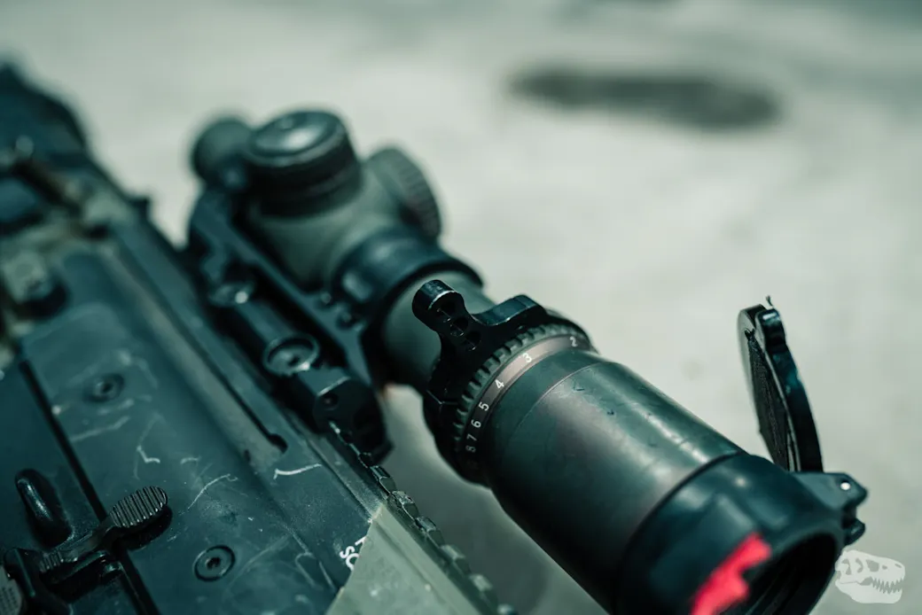 Vortex RAZOR HD 1-10 Throw Lever close up