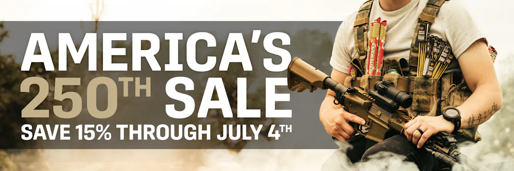 America's 250th Sale — Save 15% Through July 4th