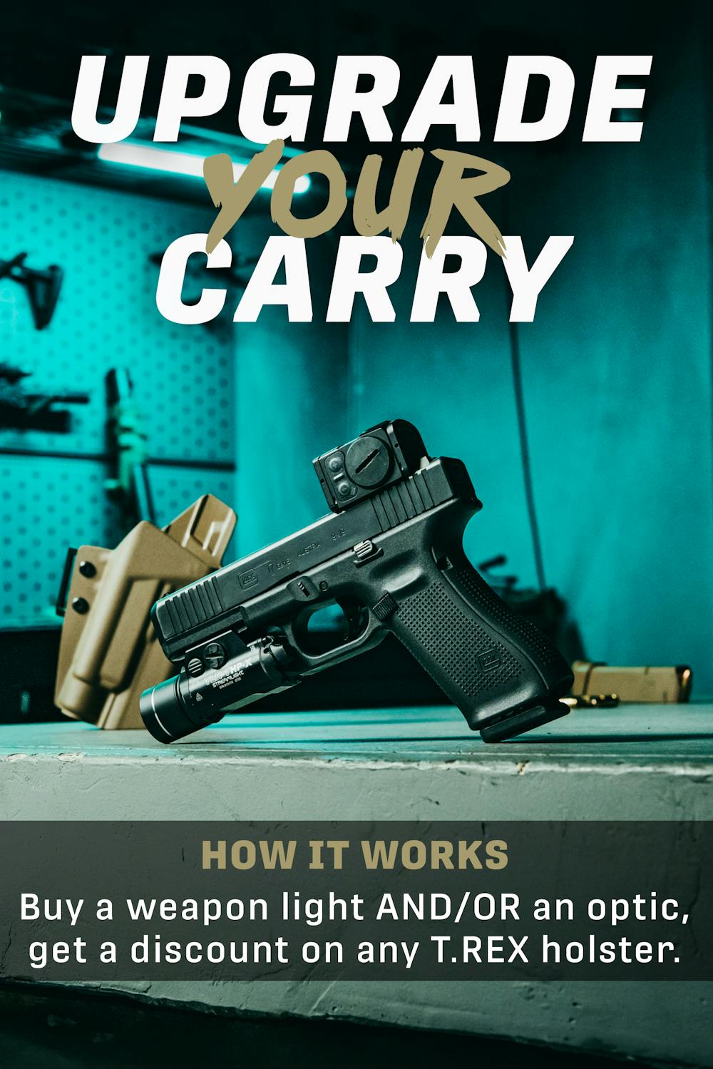 Upgrade Your Carry: Save on a Holster When You Buy a Light or Optic
