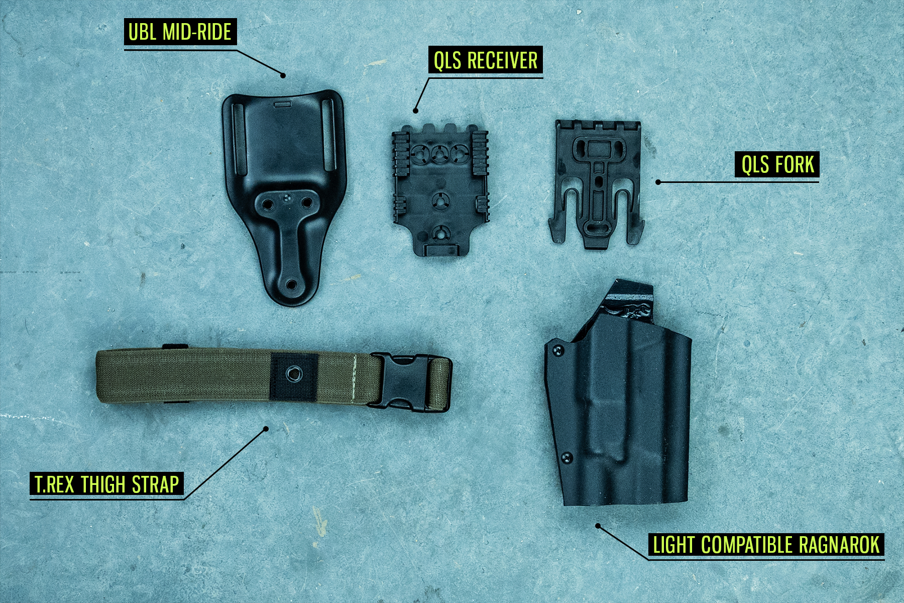 Details about   T.Rex Arms Walther PPQ 4"TLR-7 Series Ragnarok Kydex Holster 2nd LEFT 