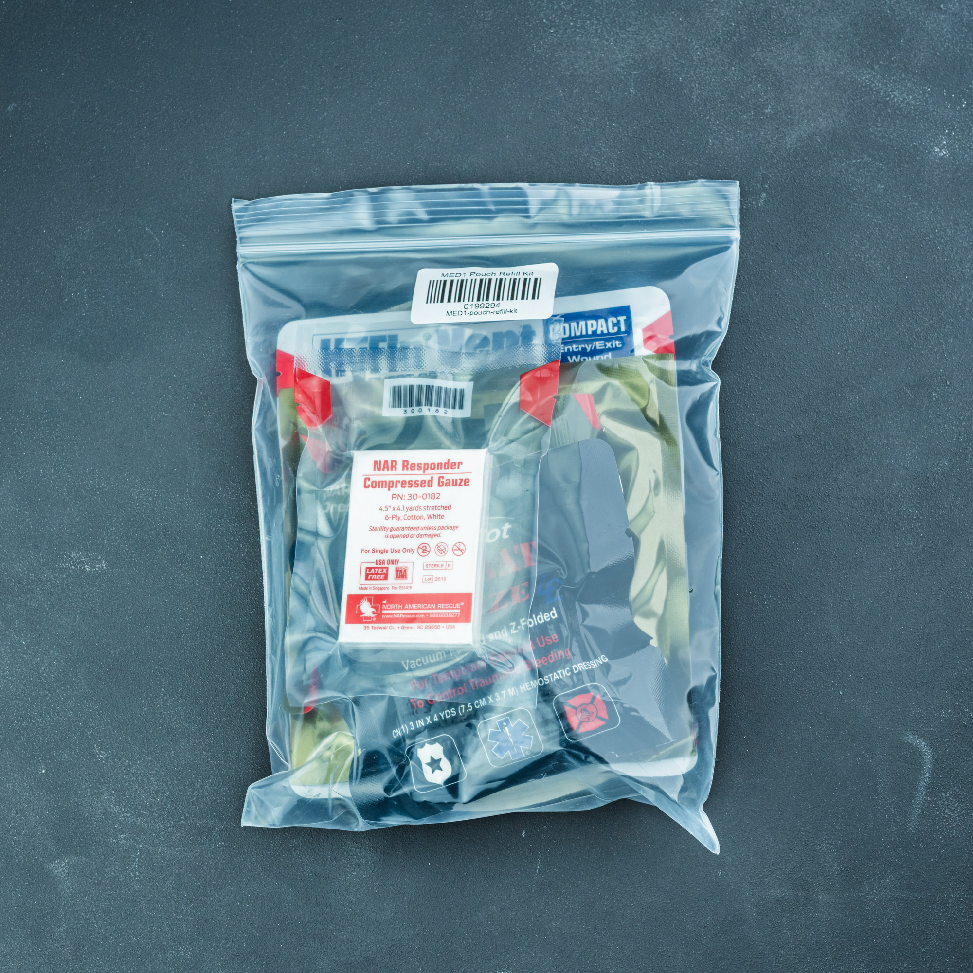 MED1 Pouch Fill Kit