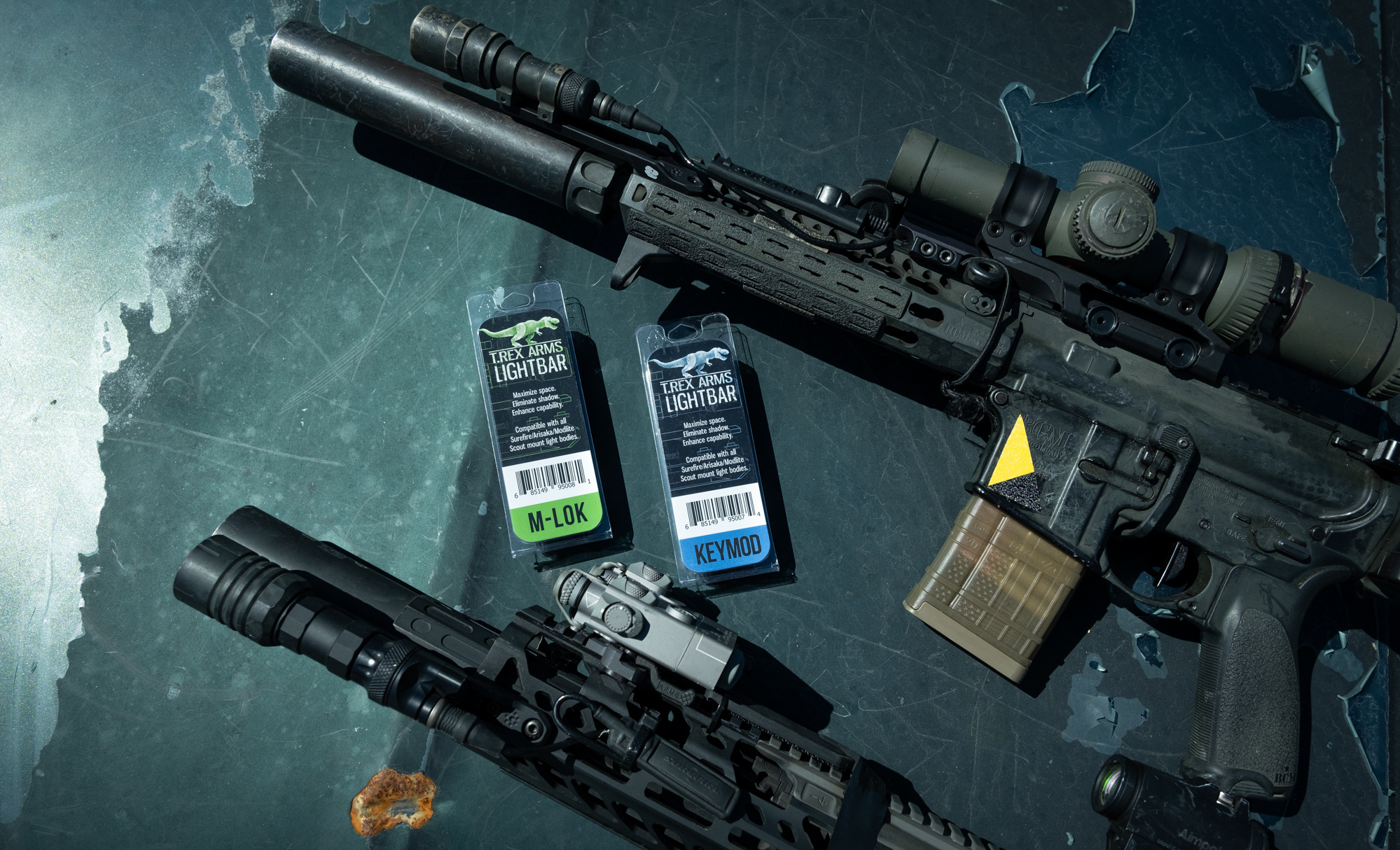 実物 ARISAKA T.REX.ARMS ライトマウント アリサカ M-LOK 実物 T.Rex Arms スカウトライトマウント M-LOK