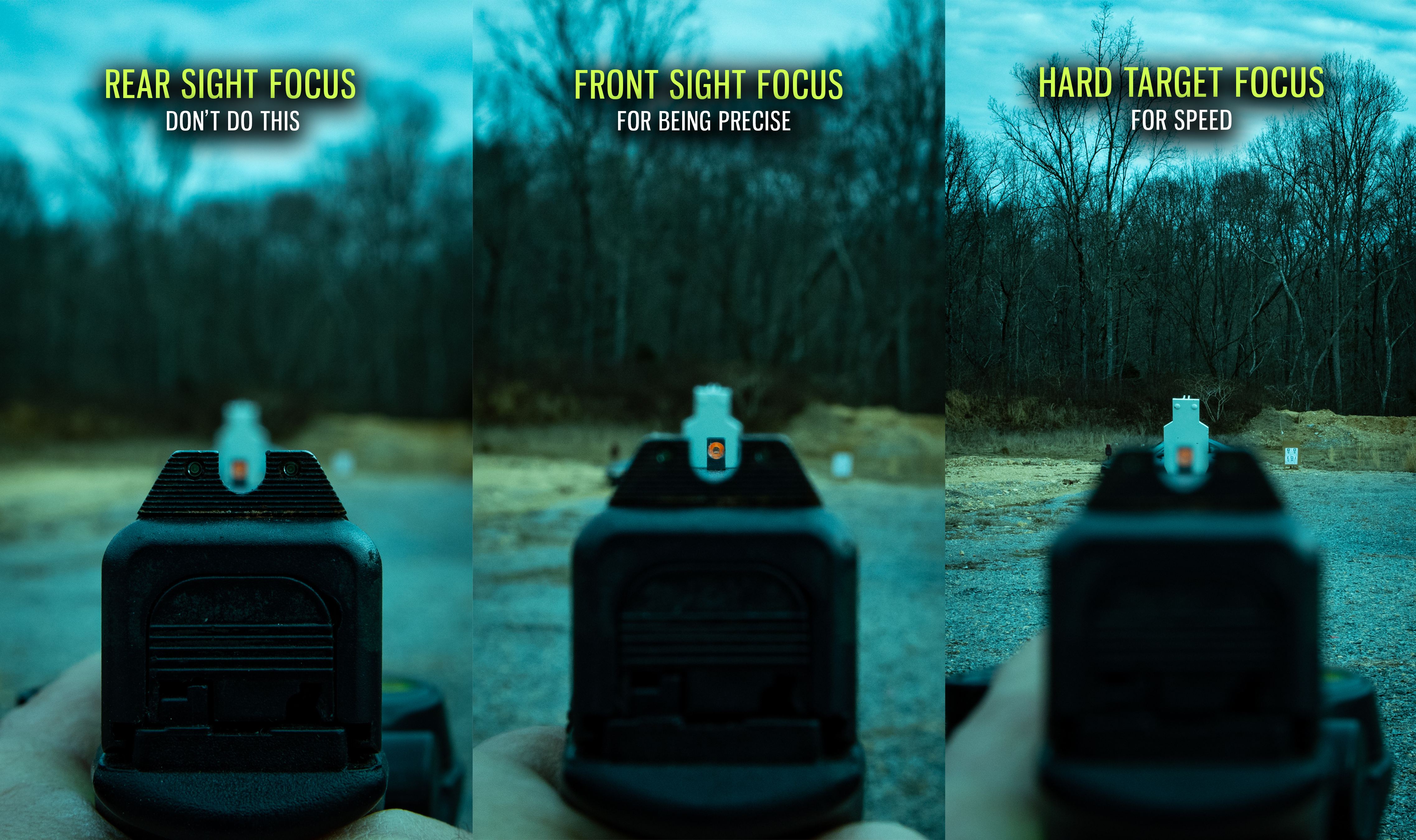 Trijicon HD XR Night Sights for Glock