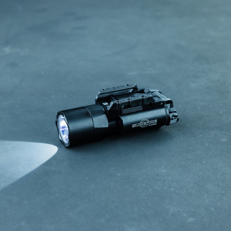 SureFire X300T-A Turbo Weapon Light - High Candela LED Pistol Light (Black)
