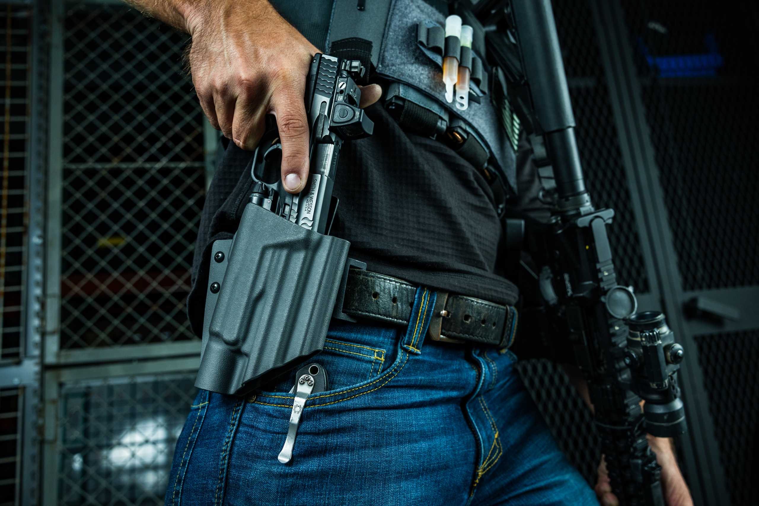 Prototype Drop Leg Holster at T.REX ARMS