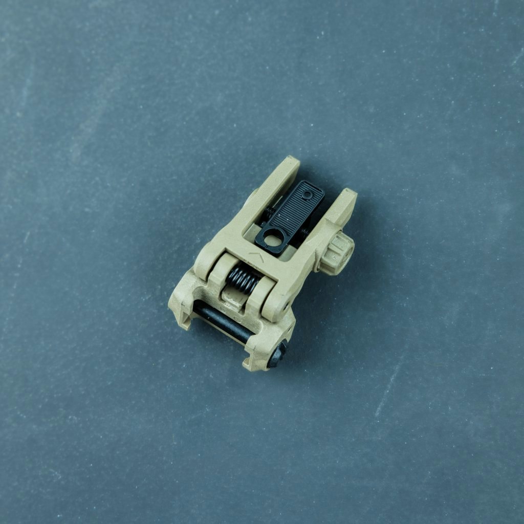 thumbnail image 2 of Magpul MBUS 3 Flip-Up Backup Iron Sights - Polymer, Tool-Less Adjustment, AR-Height 2 of 13