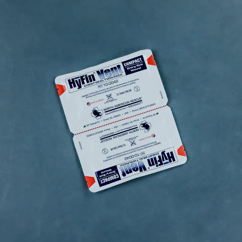 NAR HyFin Vent Compact Chest Seal - Twin Pack