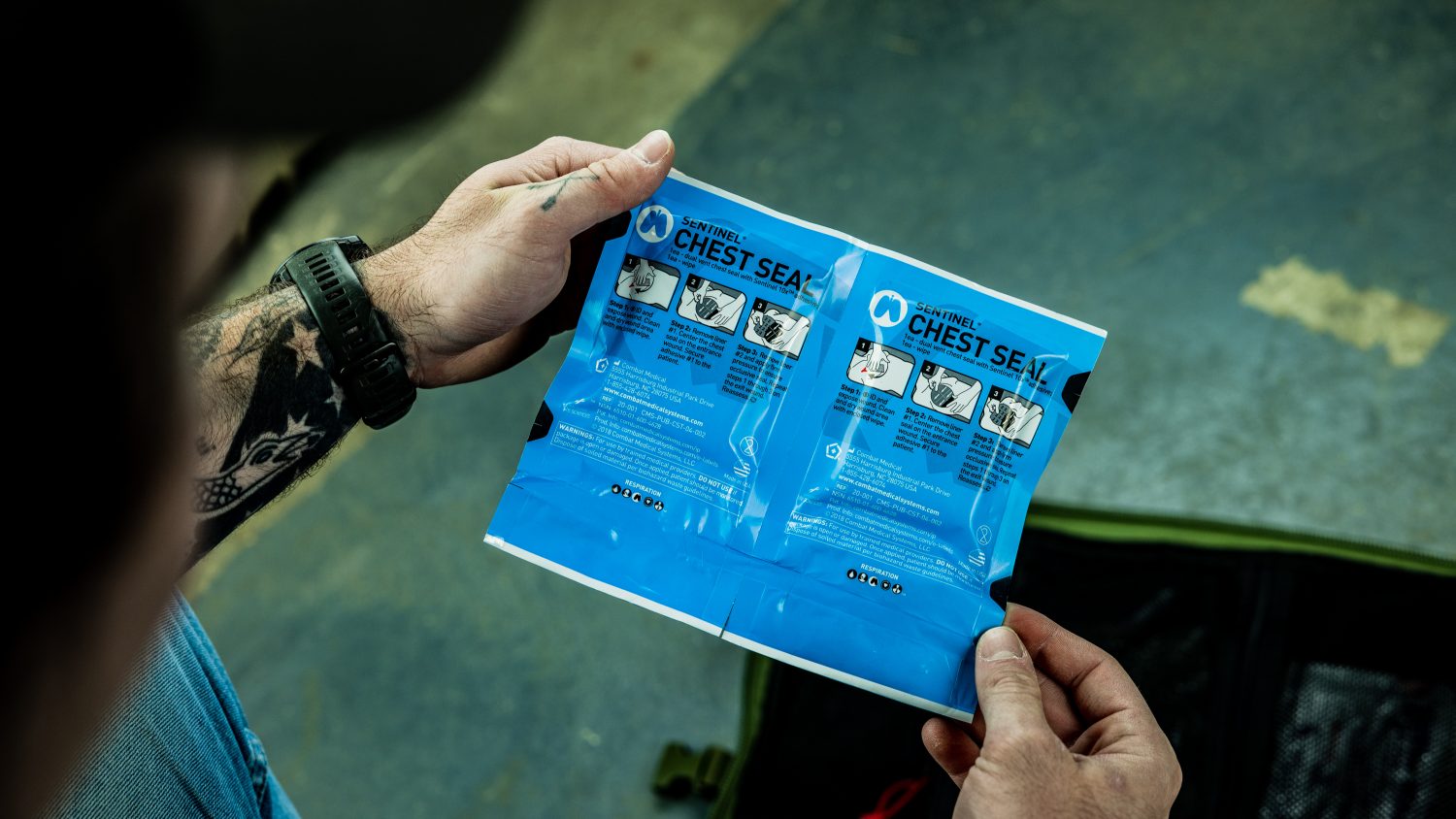 Combat Medical Sentinel Chest Seal T.REX ARMS