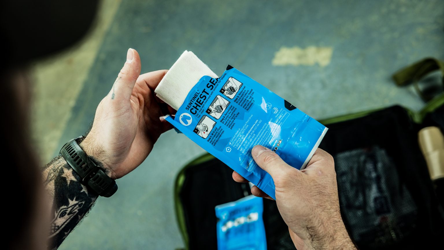 Combat Medical Sentinel Chest Seal T.REX ARMS