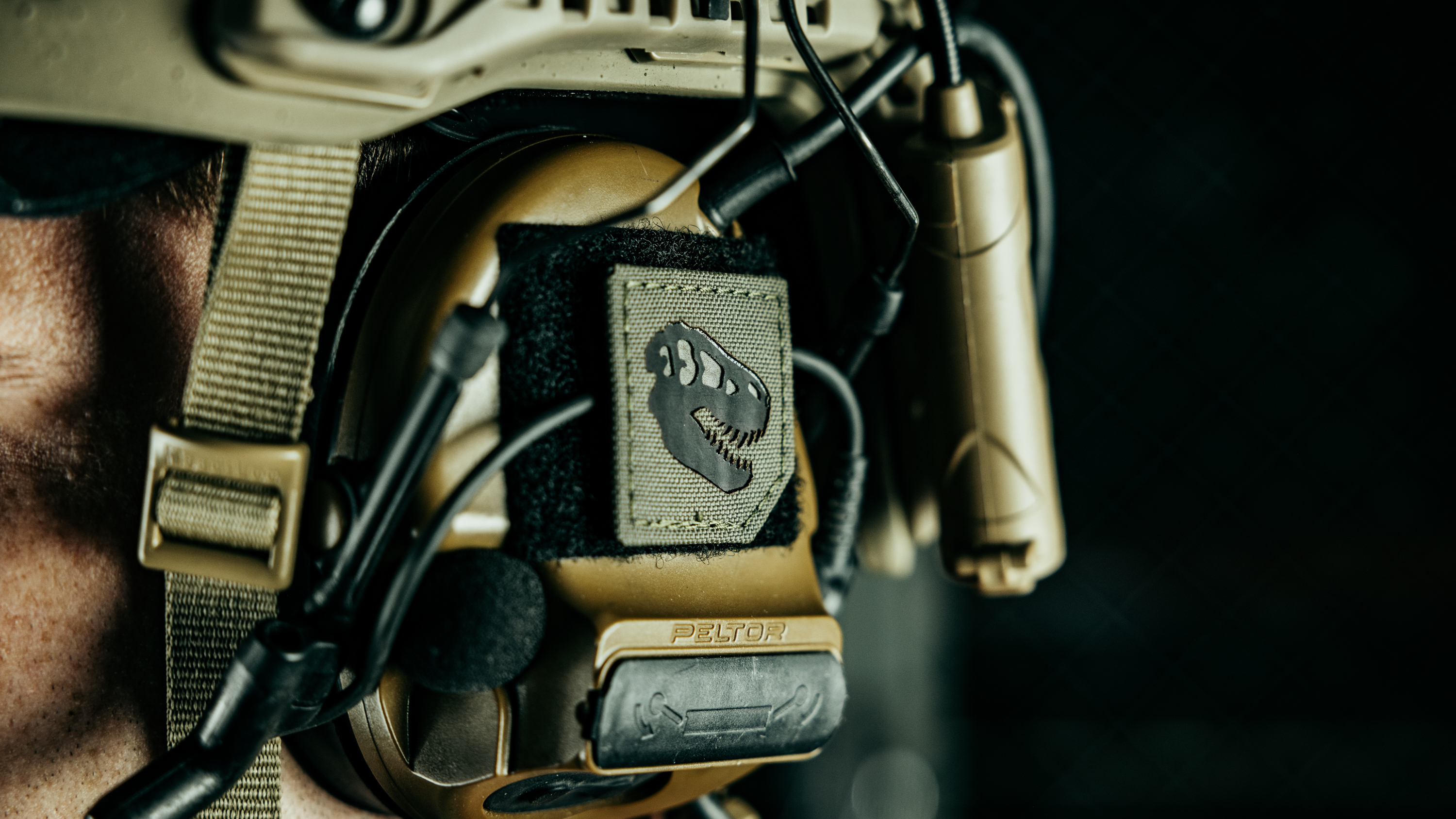 T.REX Square Skull Patch - IR Reflective
