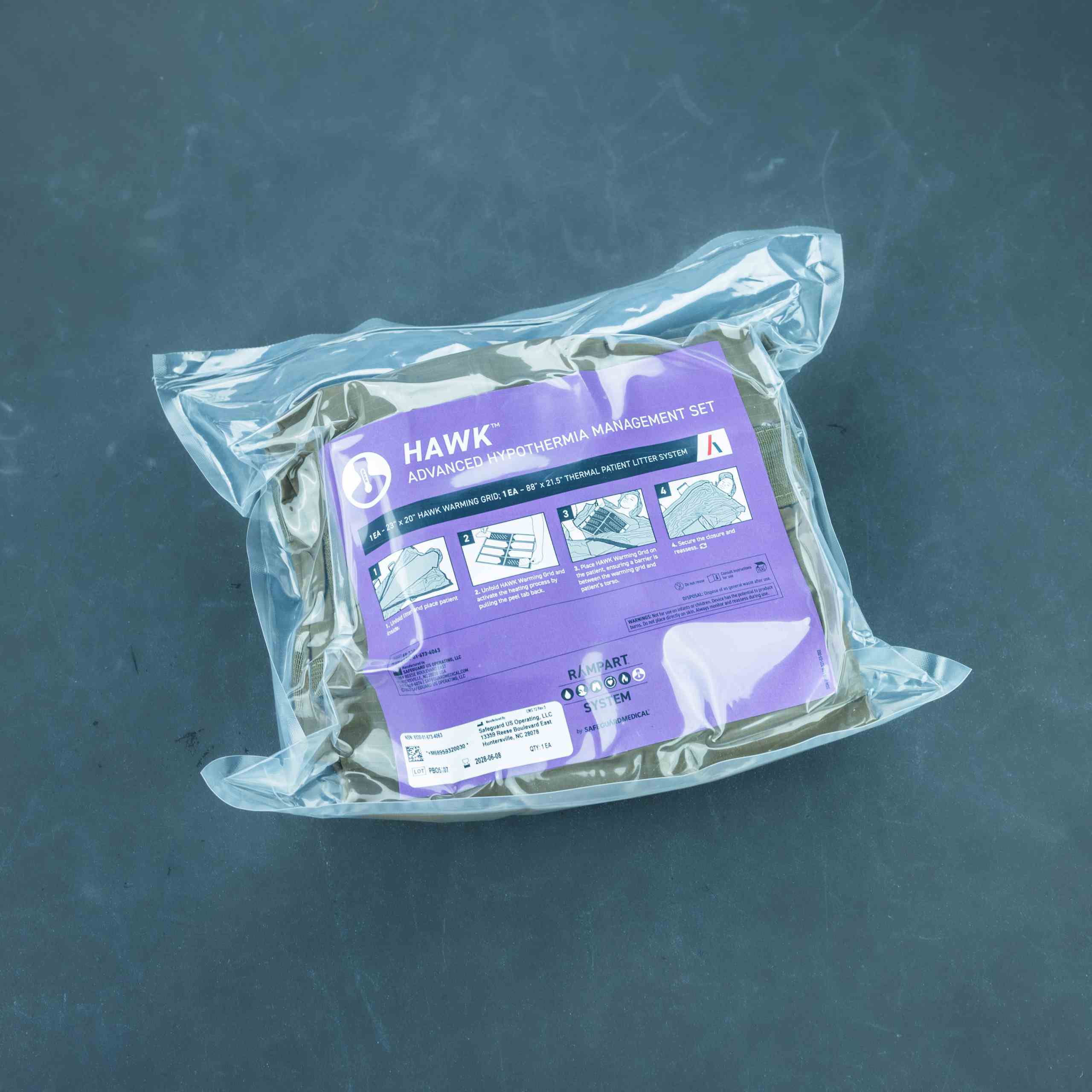 Safeguard Medical HAWK Advanced Hypothermia Management Set