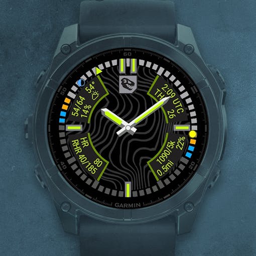 T.REX Quad Garmin Watch Face