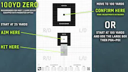 T.REX Rifle Zero Target