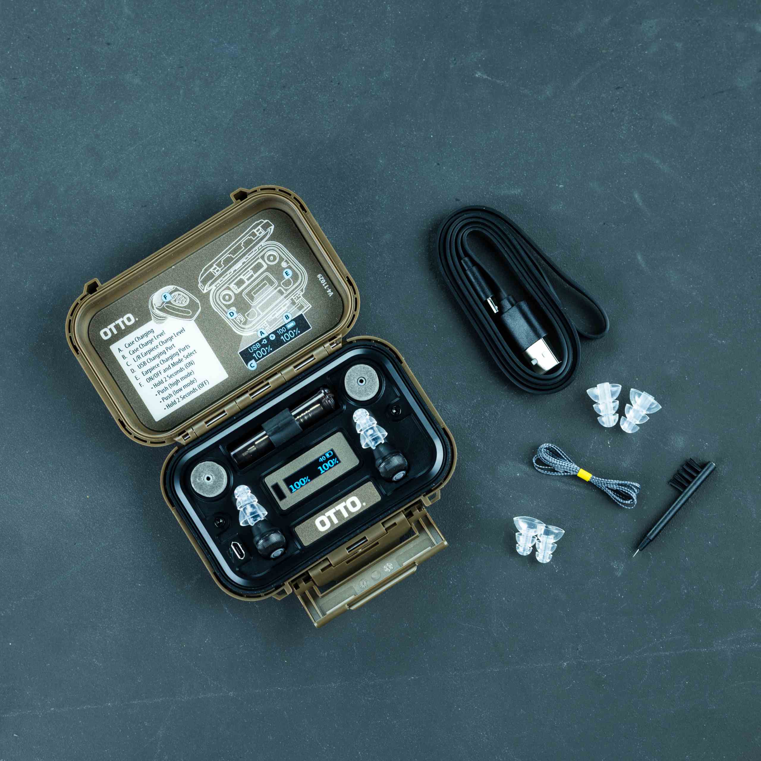 OTTO NoizeBarrier Micro Electronic Earplugs