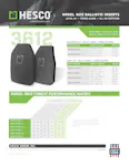 HESCO 3612 Level III+ Plate Set