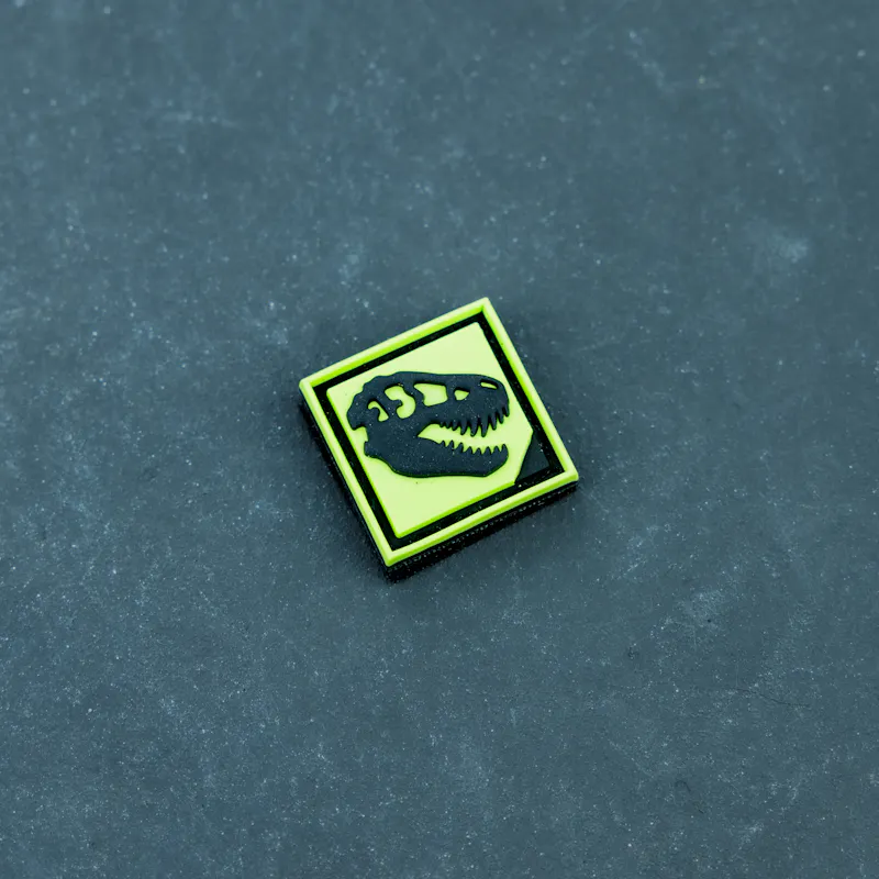 T.REX Square Skull Patch - PVC