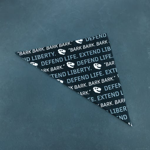 T.REX Dog Bandana - Black