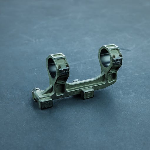 AMR: Geissele Super Precision Mount - 30mm, Black/Painted Ranger Green