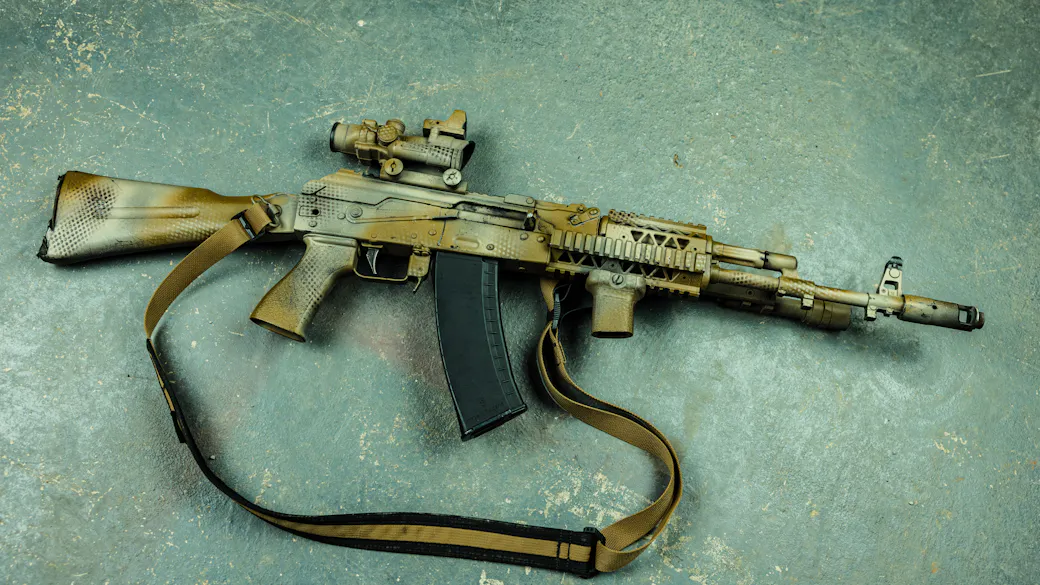 TWS Dog-Leg Rail with Trijicon ACOG and RMR