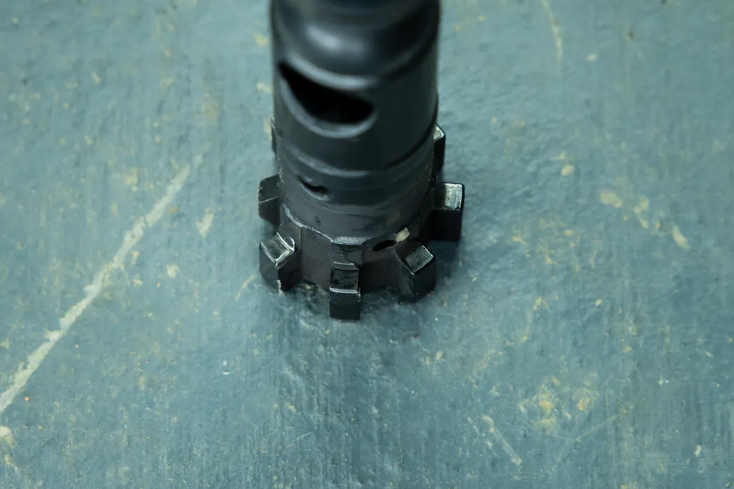 Peening on AR-15 bolt lug