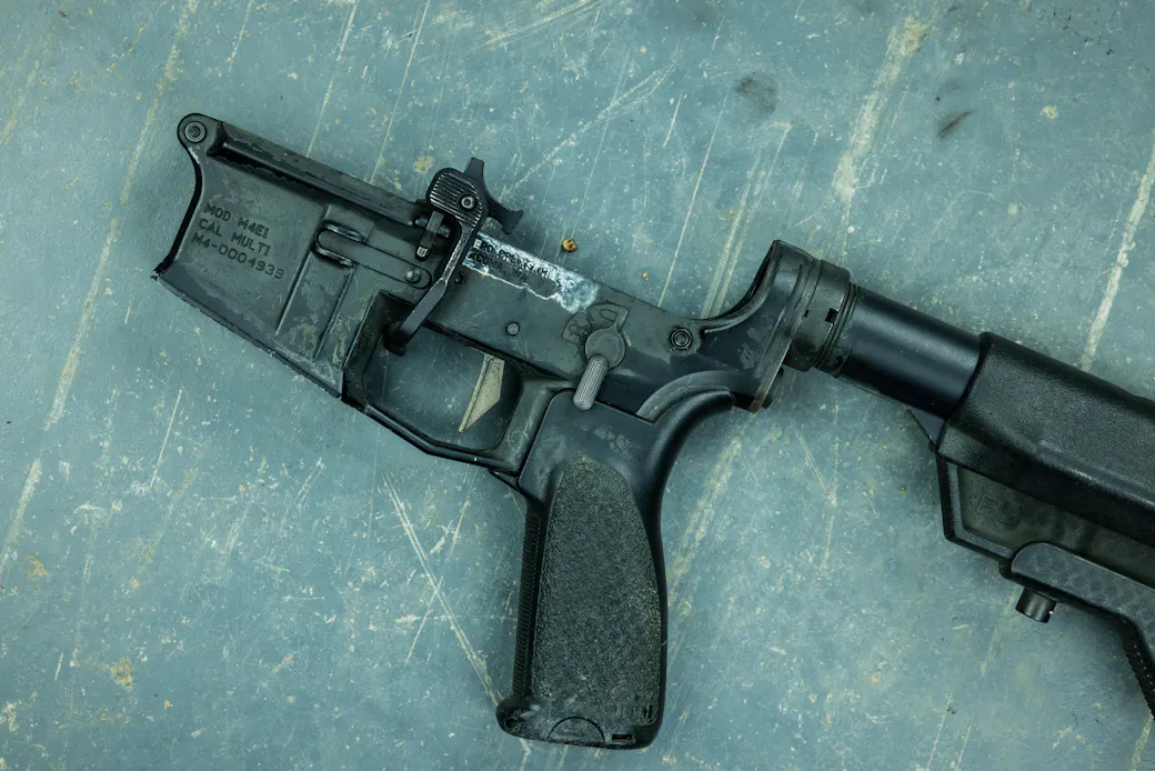 AR-15 lower receiver parts inspection