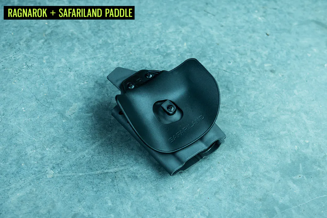 Ragnarok with Safariland Paddle