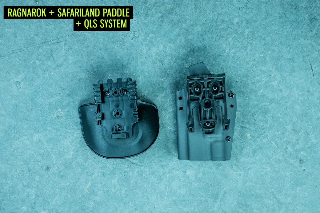 Ragnarok with Safariland Paddle and QLS System