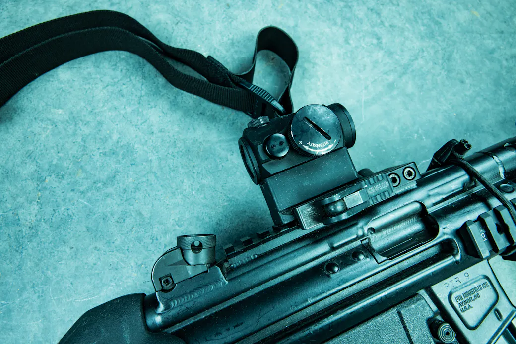 Aimpoint T1 on American Defense mount
