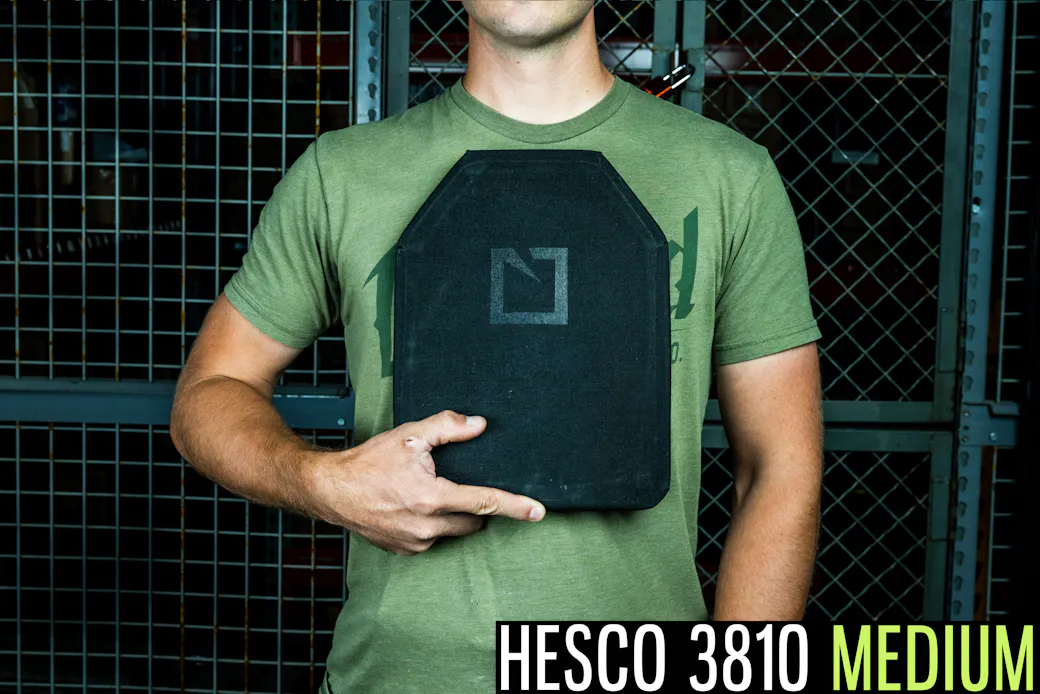 Properly sized medium plate allowing ample movement