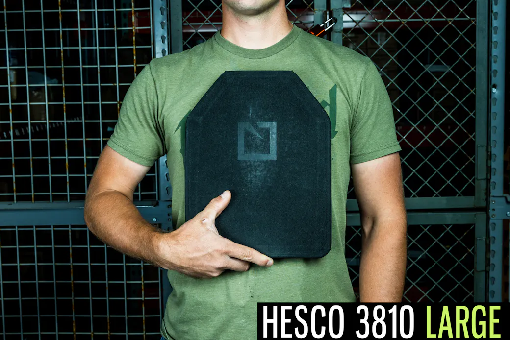 Large SAPI plate limiting shoulder pocket mobility