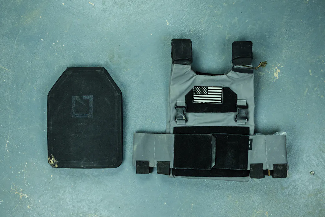Plate carrier fitment example