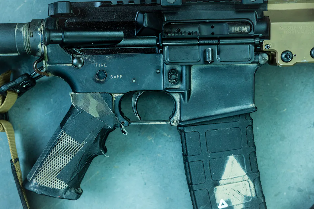 Geissele SSA-E trigger and lower detail